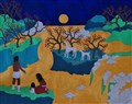 Paradise III Gouache Kethy Bjesse.jpg